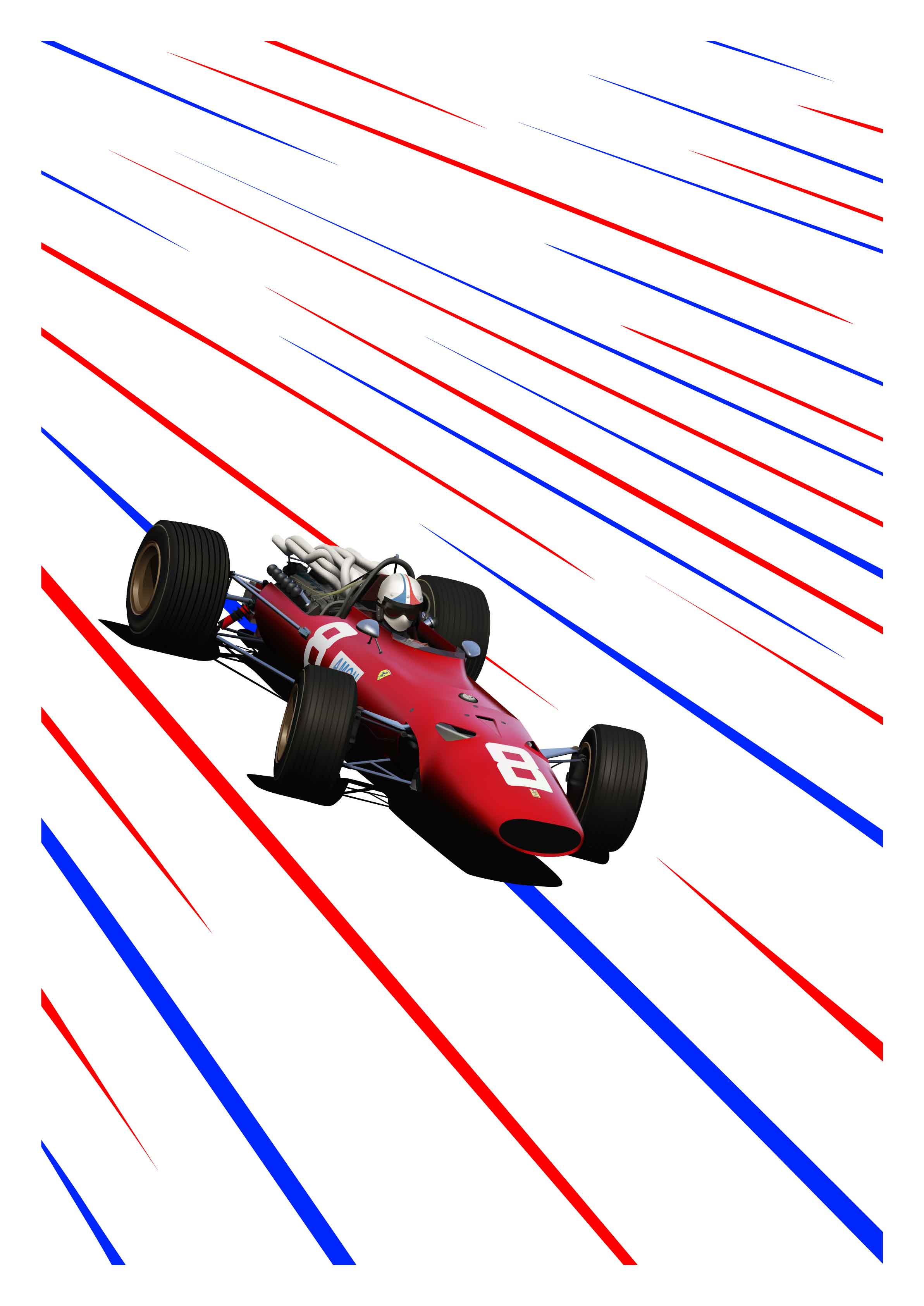 Chris Amon's 1967 Ferrari 312 Formula 1 car