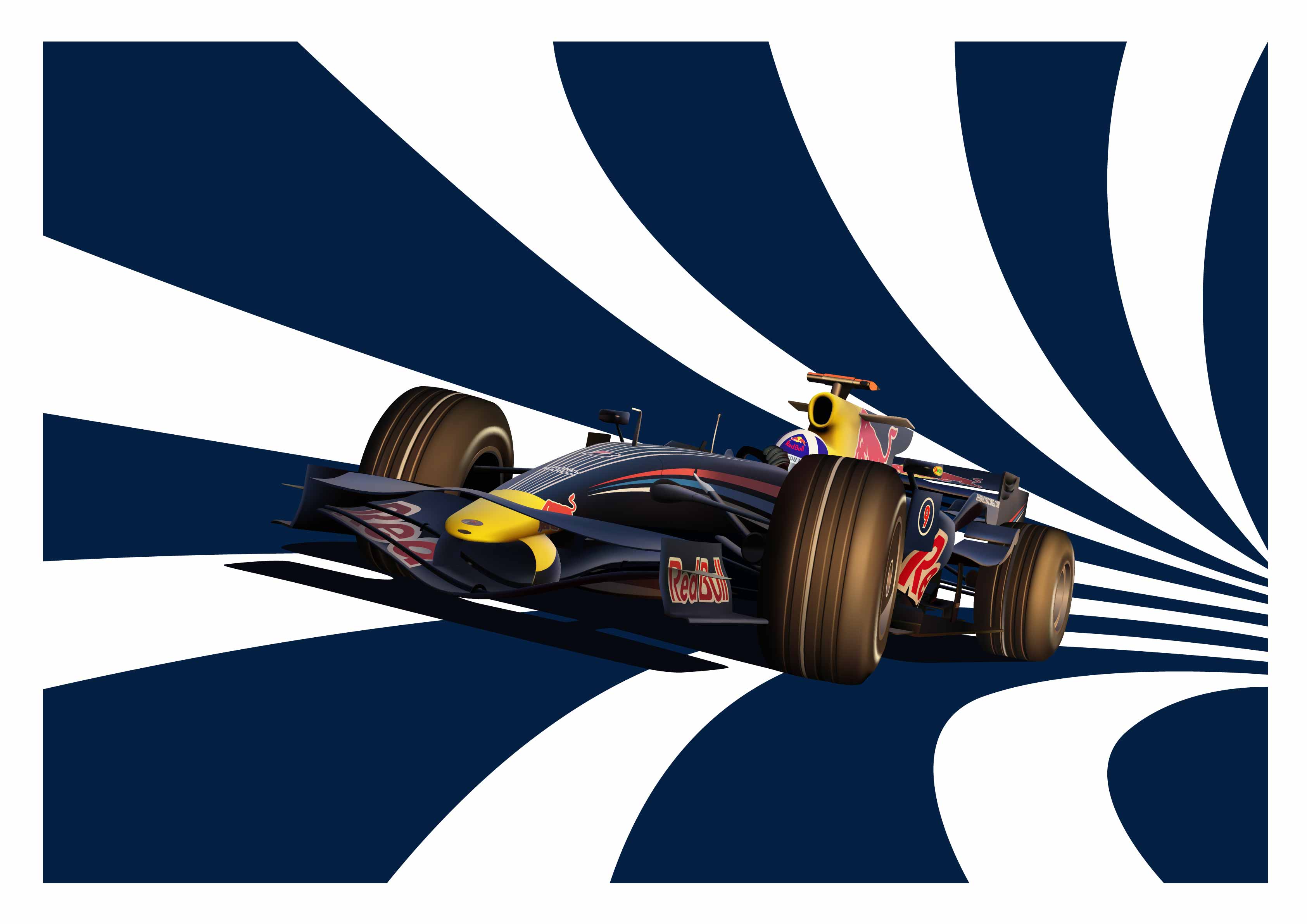 David Coulthard's 2008 Red Bull RB4 Formula 1 car