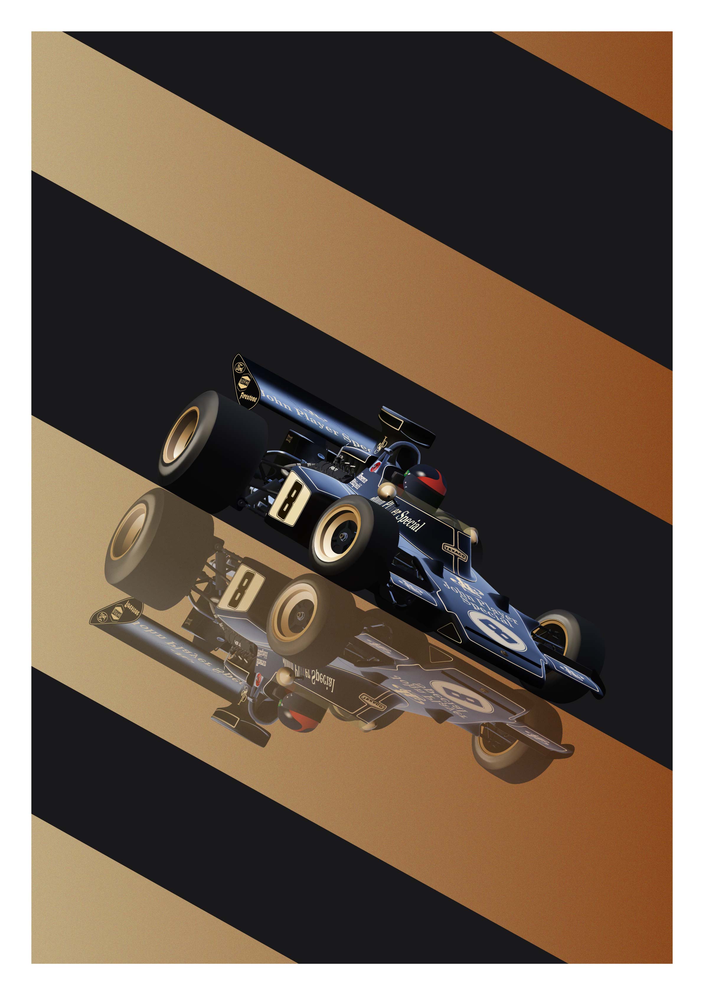 Emerson Fittipaldi's 1972 Lotus 72 Formula One Car